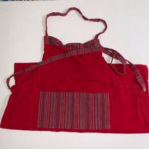 Design Imports For‎ the Home Red Apron Adjustable Retro Y2K